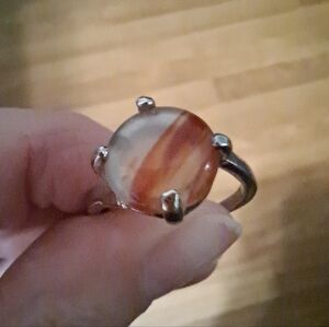 Striped Agate Ring